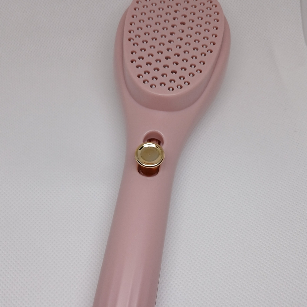 Pink Detangling Hairbrush with Oval Head and Densely Packed Bristles - Picture 4 of 4